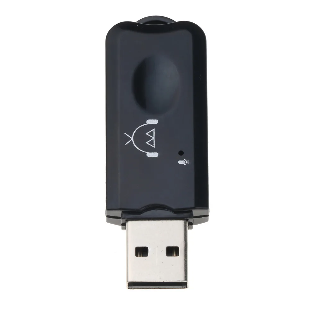 USB AUX Bluetooth беспроводной аудио адаптер стерео с микрофоном для USB автомобиля mp3-плеер динамик Bluetooth передатчик