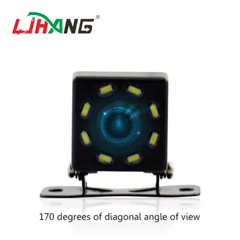 

LJHANG Car Rear View Camera Universal Backup Parking Camera 8 LED Night Vision Waterproof 170 Wide Angle HD Color Image