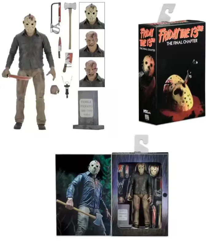 NECA Friday the 13th The Final Chapter Jason Voorhees ПВХ фигурка коллекционная игрушка Ночная кобыла