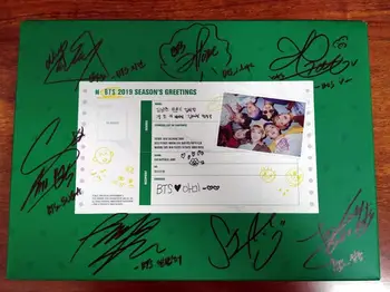 

signed Bangtan Boys autographed 2019 Calendar SEASON'S GREETING Full SET DVD Official