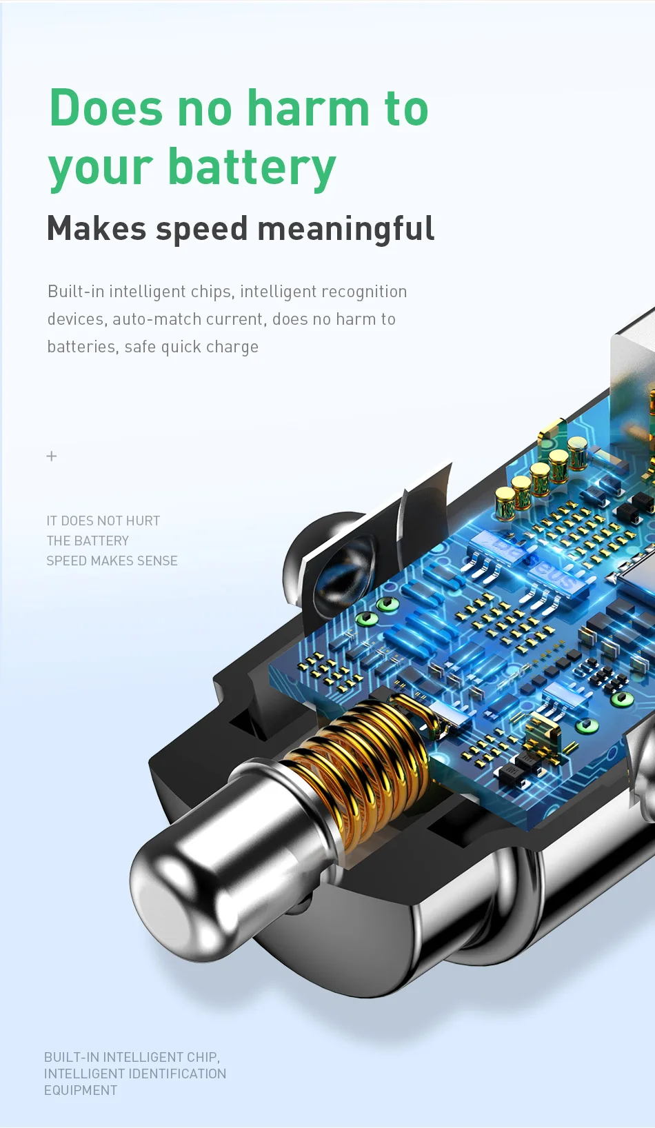 Baseus mi ni USB Автомобильное зарядное устройство Quick Charge 3,0 Автомобильное зарядное устройство для телефона для Xiaomi mi samsung iPhone QC3.0 QC Быстрая Мобильная Автомобильная зарядка