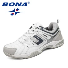 BONA Nuovo Arrivo Classici Degli Uomini di Stile Scarpe Da Tennis All'aperto Scarpe Da Jogging pantaloni di Formazione Scarpe Da Tennis Lace Up Uomini Scarpe Da Ginnastica di Trasporto libero