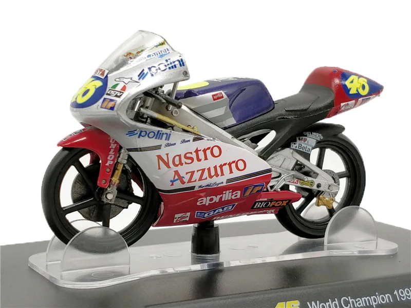 1:18 Leo #46 Rossi Aprilia RS125 WC1997 MotoGP литья под давлением гоночный мотоцикл