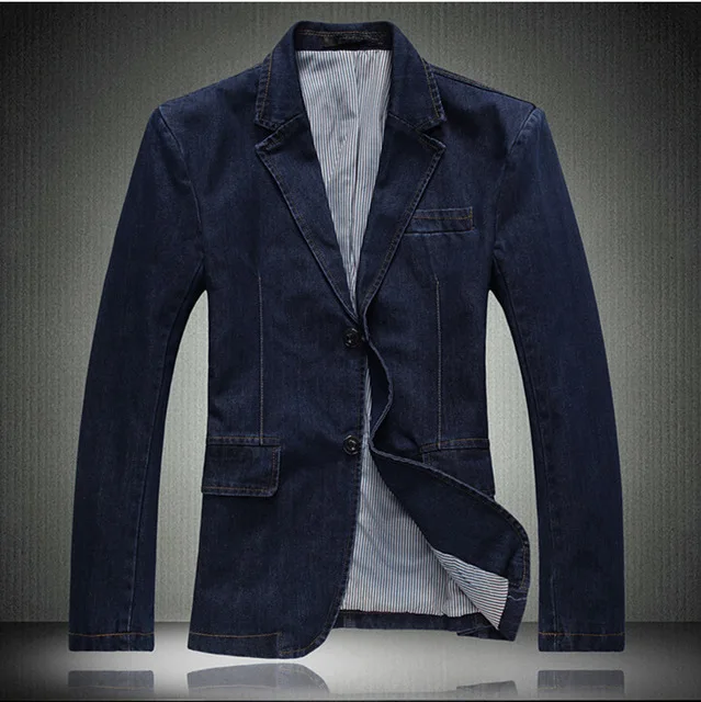 Popular Denim Blazer Men-Buy Cheap Denim Blazer Men lots