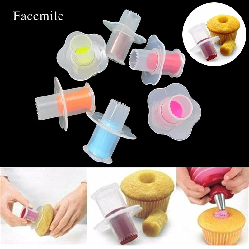 MauSong Kitchen Cupcake Plunger Cutter Pastry Corer Decorating Divider Cake By Great Deal. In | Whizz Corers