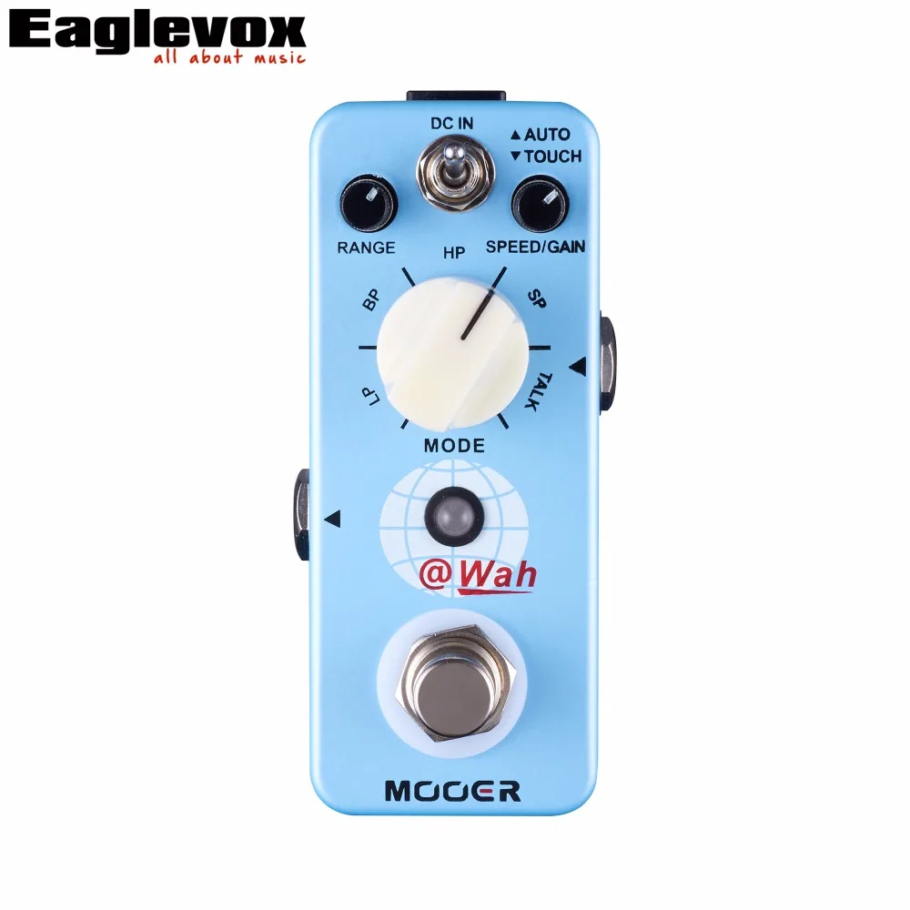 Mooer WAH Effect Pedal Auto Wah Touch Wah Guitar Effects 5 Filter