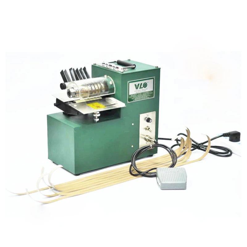

1PC 1400r/min Electrostatic Strip Of Leather Cutting Machine Leather Cutter Desktop Leather Cutting Machine 220V /110V
