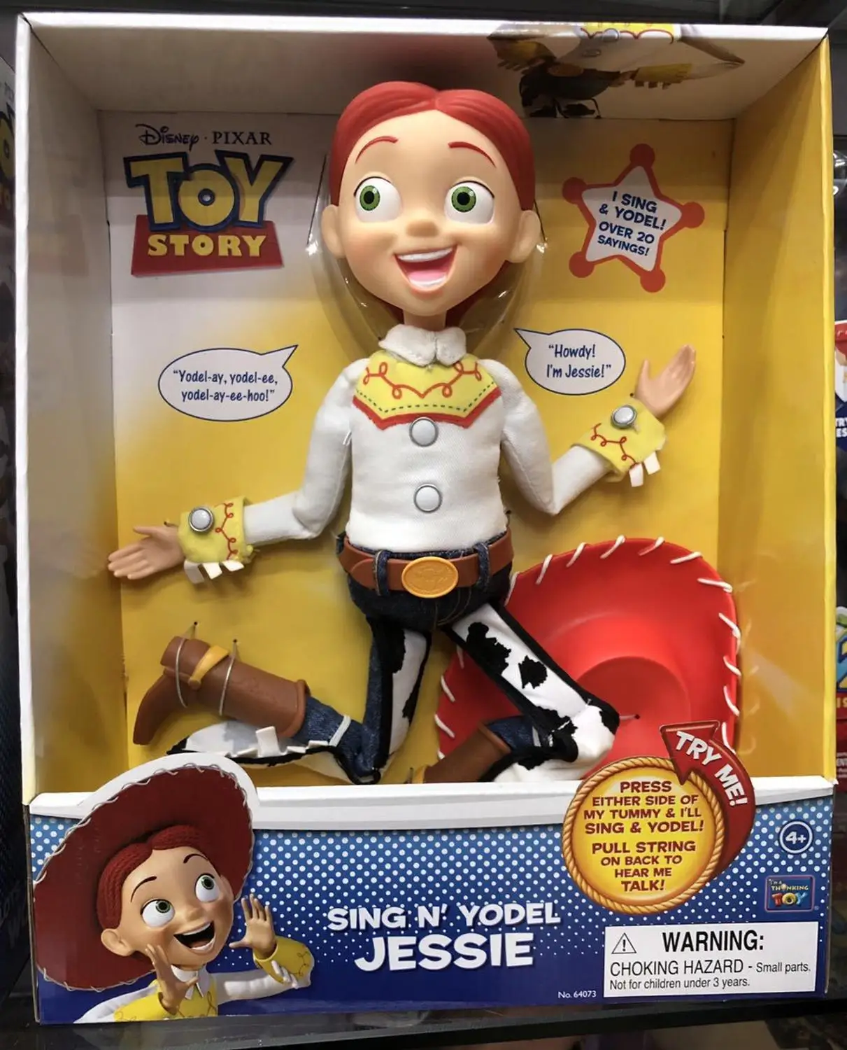 Дисней Pixar Toy Story 4 говорящие Вуди и Джесси Базз Лайтер Бо Пип кукла Фигурки Рождественский подарок модель игрушки для детей - Цвет: new jessie with box