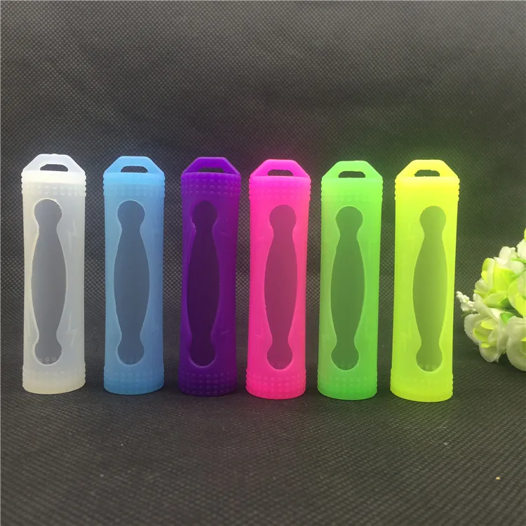 

2PCS Silicone Sleeve Cover Case For 18650 Battery Protective Bag Pouch Battery Storage Box