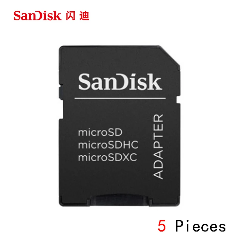 Sandisk Microsd Мини карта памяти TF адаптер Micro SD для SD Micro sd карта памяти адаптер конвертер Новый Лидер продаж 5 шт./лот