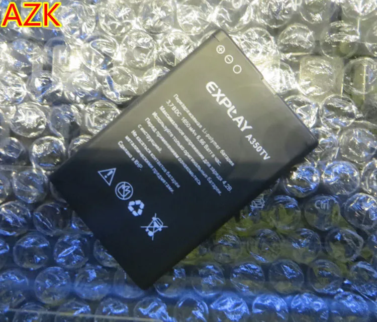 

AZK #1 1PCS 100% New High quality 1650mAh Battery for Explay A350 TV phone battery