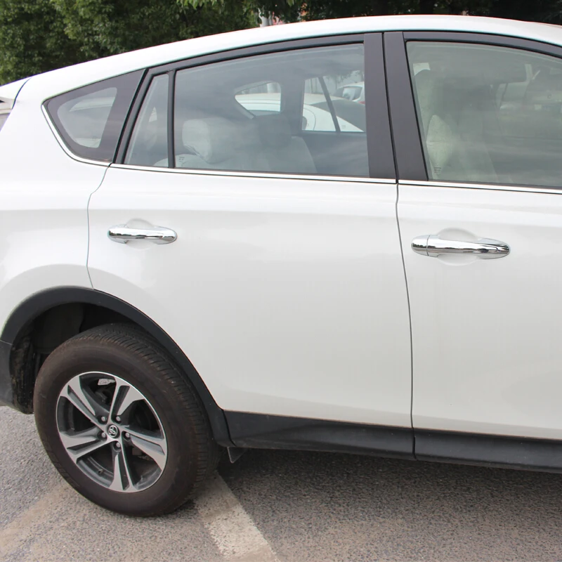 Хромированная крышка дверной ручки из АБС пластика для Toyota Hilux Revo Rocco Fortuner Innova Rav4