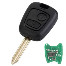 2 Button Remote Car Key Shell Case 433MHz REMOTE Car KEY WITH CHIP For Citroen Saxo Picasso Xsara Berlingo SX9 D25