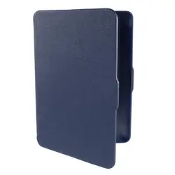 2 пакеты магнитная PU кожаный чехол slim для Amazon Kindle Paperwhite (крест-накрест, темно-синий)