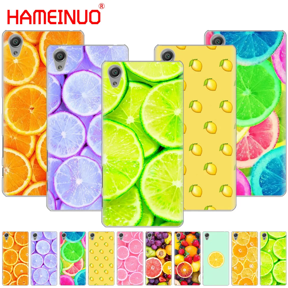 

HAMEINUO Lemon Watermelon Cover phone Case for sony xperia C6 XA1 XA2 XA ULTRA X XP L1 L2 X XZ1 compact XR/XZ PREMIUM