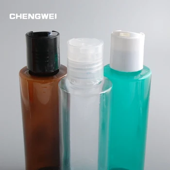 

120ml Empty PET Plastic Press Cap Pump Bottle Lotion Refillable Cosmetic Liquid Container Filling Bottles 10Pcs