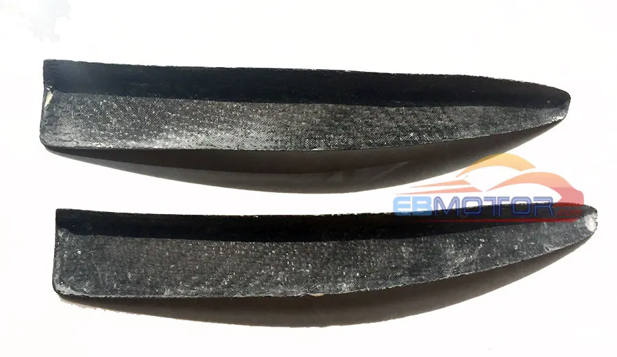 Real Carbon Fiber Front Lip Splitter air knife Splitter Fin Trims Fender 1pair For BMW F80 M3 F82 F83 M4 2014UP  B364