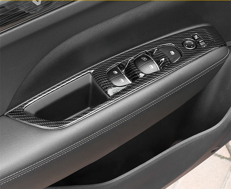 Для Renault Koleos 2017 2018 кнопки переключателя стекла автомобиля декоративные наклейки