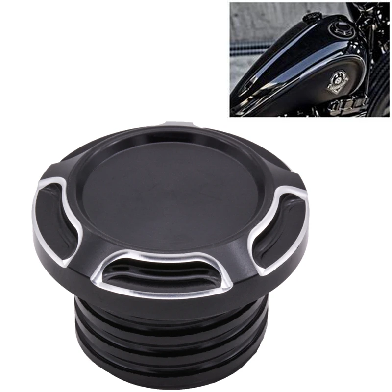 

Black Motorcycle Aluminum Fuel Gas ROUGH CRAFTS Oil Cap Cover for Harley Sportster XL1200 883 1996-2014 , Motorcycle DIY Styling