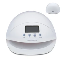 Модная профессиональная машинка для маникюра, 3 вида характеристик, 50 Вт, ЖК-дисплей, двойной УФ светодиодный светильник для ногтей, Сушилка для ногтей с нижним таймером
