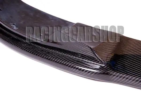H TYPE REAL CARBON FRONT LIP SPOILER FOR BMW E60 M-TECH FRONT BUMPER
