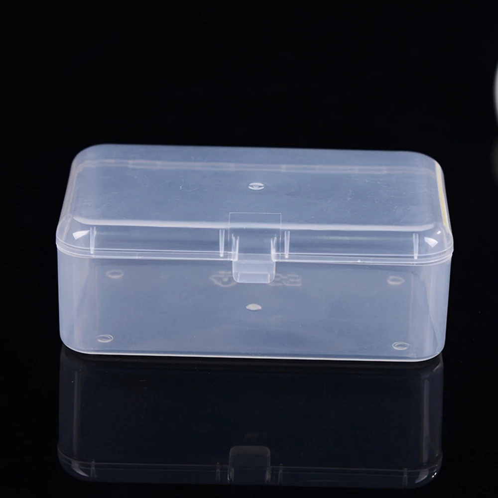 Прямоугольная пластиковая коробка с крышкой части рыболовных снастей коробка прозрачный Чехол Контейнер для ювелирных изделий компонент посылка коробка для хранения - Цвет: 9x6x3CM