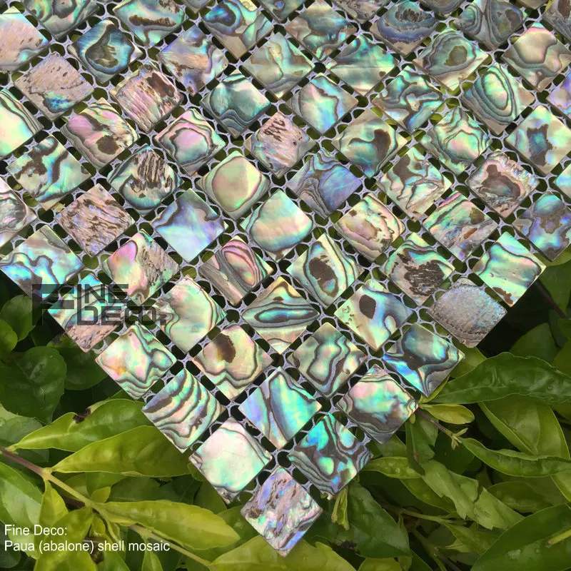 natural blue color 100% natural abalone paua seashell mother of pearl