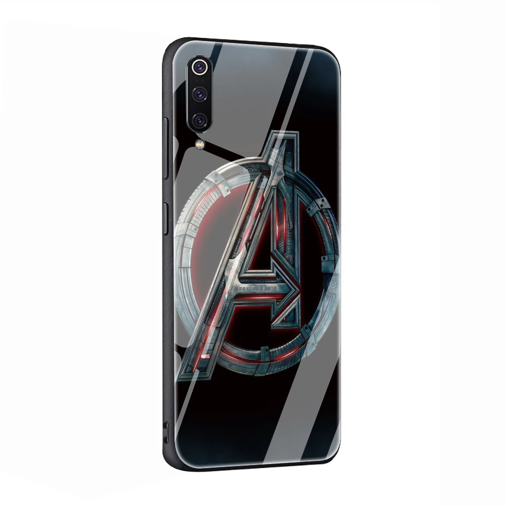 Марвел Супергерои из “Мстителей” закаленное Стекло TPU Защитный чехол для Xiaomi 8 Lite A1 A2 9 Redmi Note 5 6 7 Pro 6A 4X POCOPHONE F1 - Цвет: G1