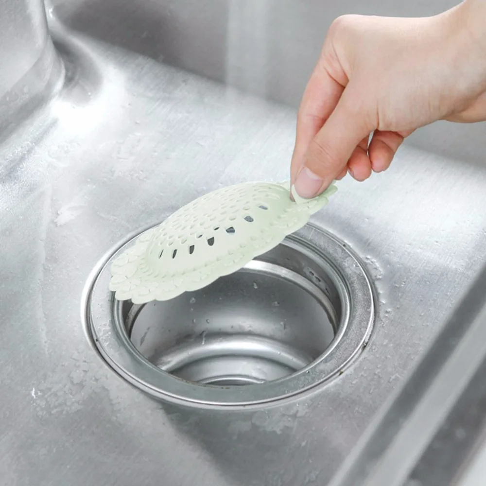 Силиконовая раковина сливной фильтр волосы в ванной Catcher пробка душ для сливного отверстия ловушка фильтра фильтр для кухни, ванной, туалета