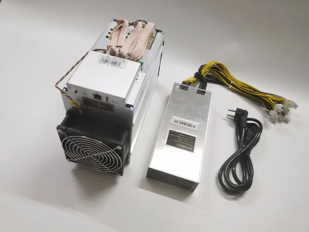 Новейший DASH miner Bitmain ANTMINER D3 17GH/s(с блоком питания) 1200W на стене теперь открывается. Высокая скорость хеширования и низкая стоимость электроэнергии