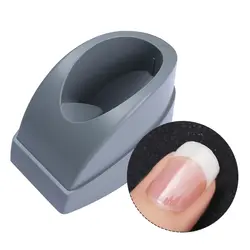 1 шт. французский Dip ногтей оборудования серый линия улыбки Maker руководство ногтей советы плесень руководства ногтей контейнер Пластик