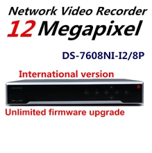 На Складе Английская Версия DS-7608NI-I2/8 P 2 SATA и NVR 8-КАНАЛЬНЫЙ HD 1080 P Поддержку сторонних камера, Plug & Play H.265