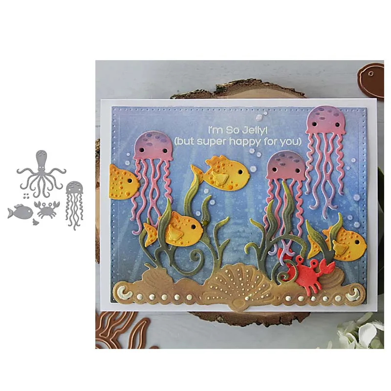 

Octopus Metal cutting dies cut die card Scrapbook paper craft knife mould blade punch stencils