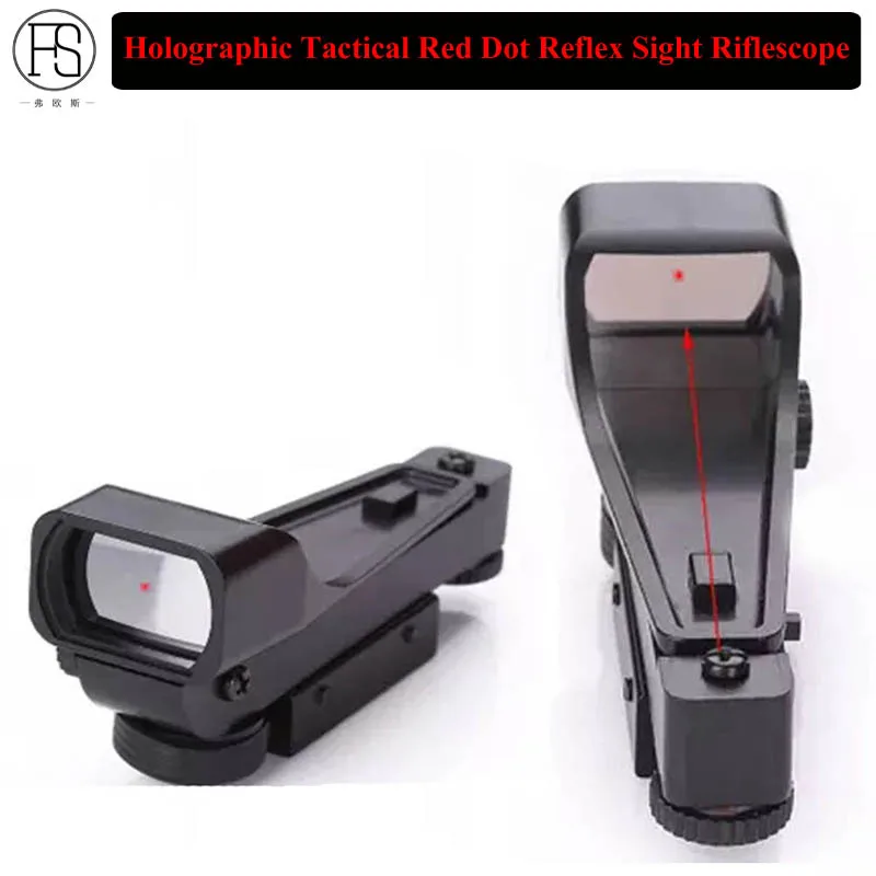 

New Holographic Tactical Red Dot Reflex Sight Riflescope Scope Hunting Shooting Rifle 11/20mm Rail Airsoft Gun Accessories VEB52