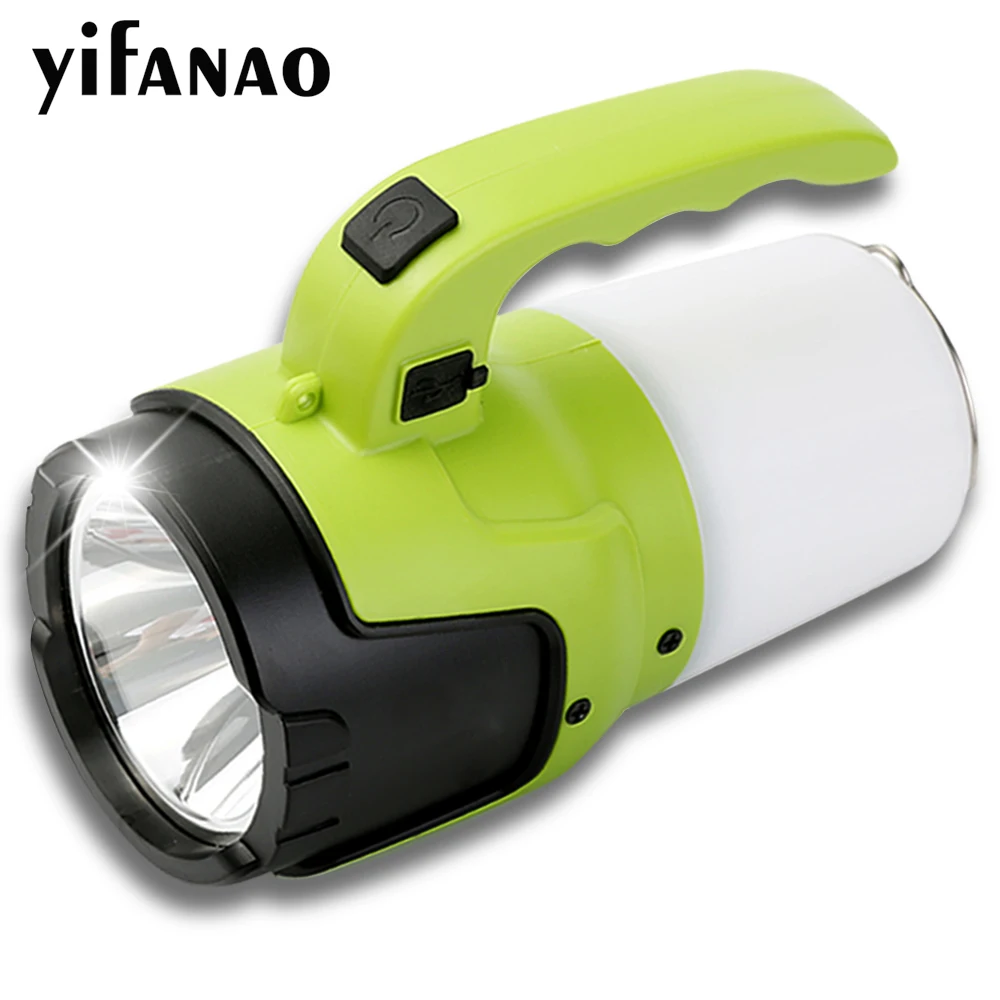 

35W Powerful LED Flashlight Torch Rechargeable USB Bright Searchlights Camp Built-in 4000mAh Lithium Battery Long Working Time