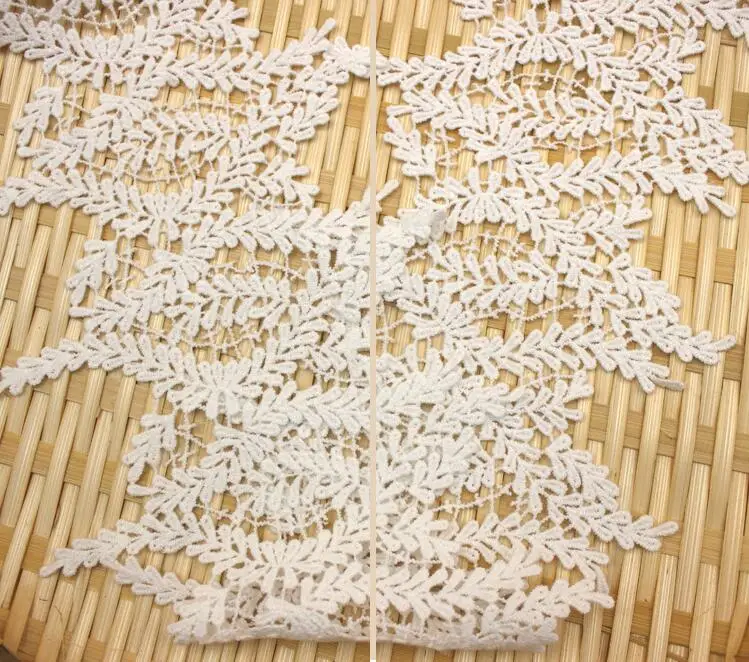 Lace Fabric Lace Garment Accessories Lace Sewing Supplies Lace Accessories Lace Sewing Accessories Clothing Accessories 1 Yard/lot 13cm Beige White Lace Trim Water Soluble Embroidery Cotton Lace DIY Fabric