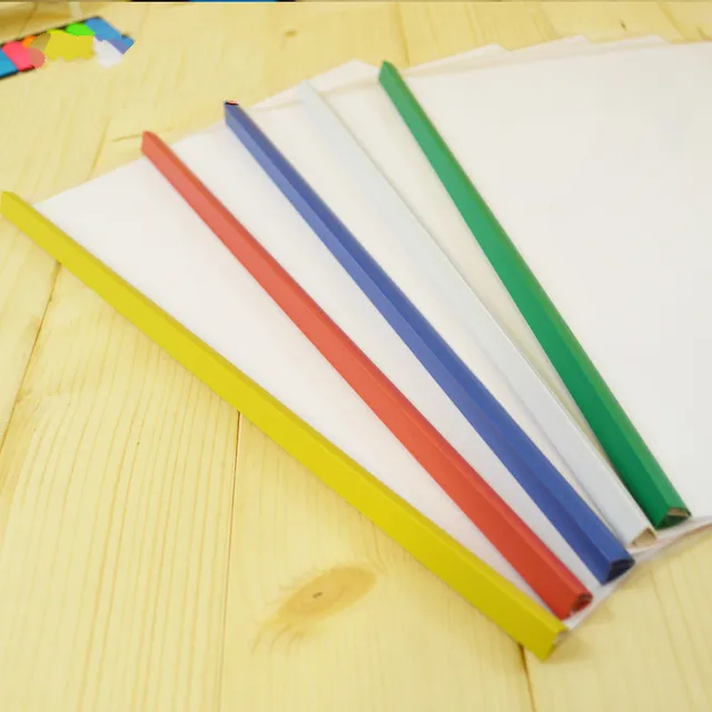 10pcs/lot A4 spine bar folder multifunctional plastic report cover 14C