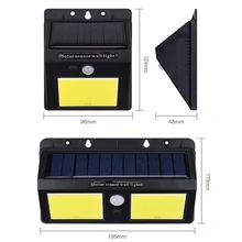 LED Solar Lamp Motion Sensor Outdoor Waterproof IP55 Lights Garden Night Decoration Security Wall Lamp street Yard Path Light