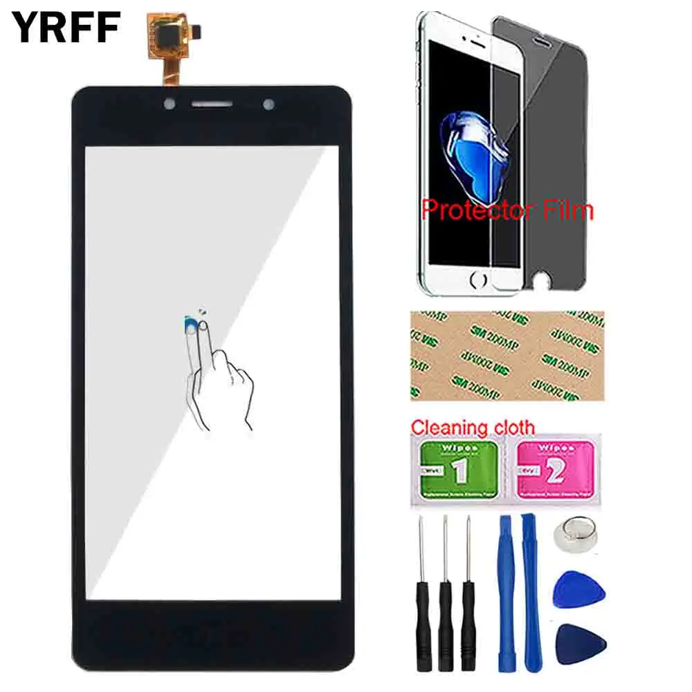  Phone Touch Screen Glass For Leagoo Power 2 Touch Screen Digitizer Panel Front Glass Lens Sensor To
