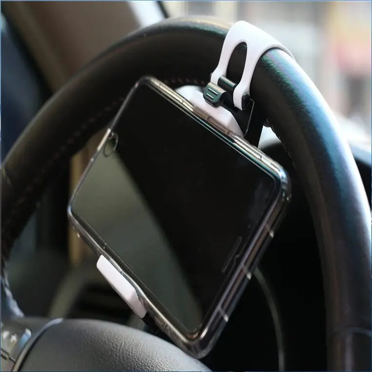 cheap Universal Car Steering Wheel Mobile Phone Holder Bracket For BMW E46 E39 E90 E36 E60 E34 E30 F30 F10 X5 E53 Accessories