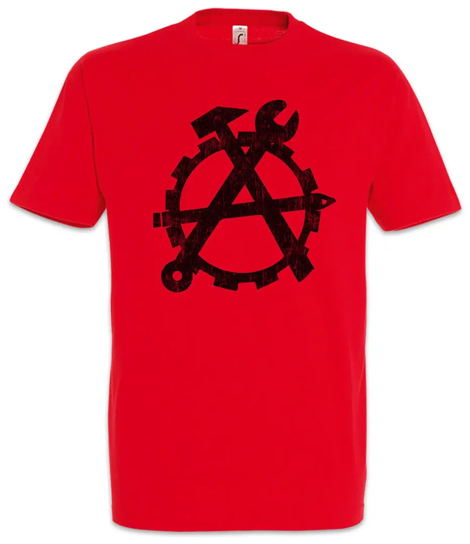 

Workers Anarchy T-Shirt Socialism Communism Hammer Sickle Karl Marx Class