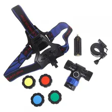 Высокое качество регулируемый цвет T6 светодиодный светильник для велосипеда водонепроницаемый налобный фонарь 18650 зарядное устройство