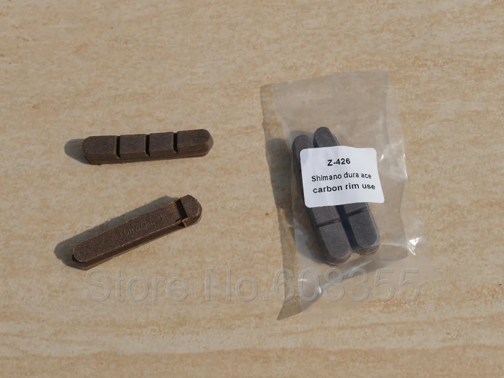 ROAD BIKE BRAKE PADS SHOES CORK CARBON RIMS SUIT SHIMANO Dura Ace Ultegra 105