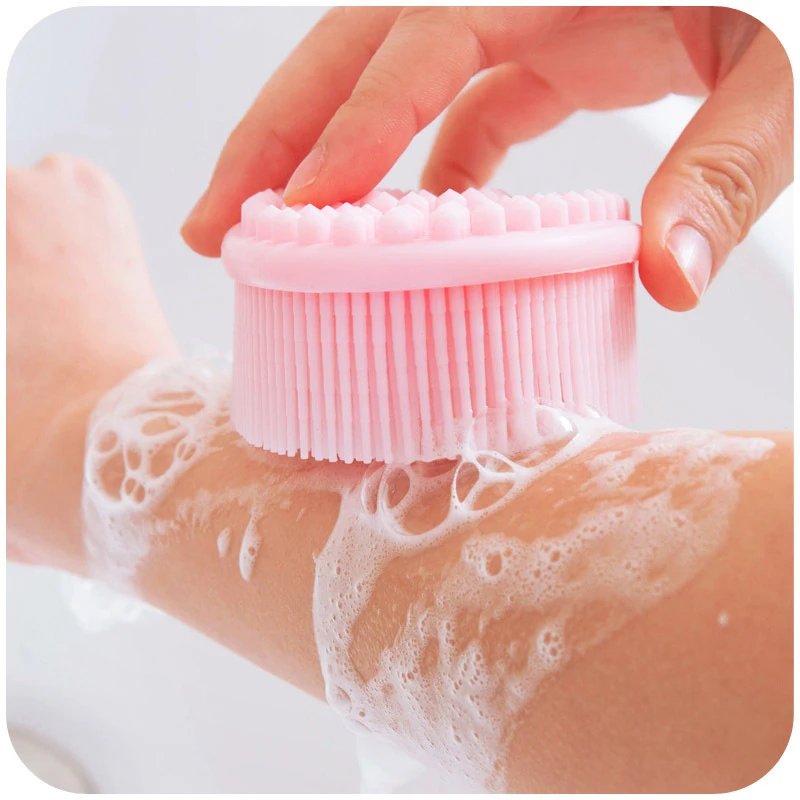 

Decompression Antistress Skin Massage Fidget Toys Baby Soft Silicone Bath Brush Children Old man Spiky Sensory Theraphy Toy