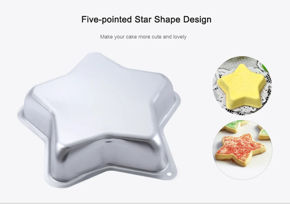 Five-pointed Star Shape Cake Pan Mold Home Baking Tool