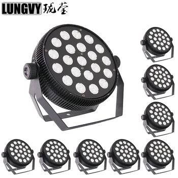 

Free Shipping 10pcs/lot 21*10w Silent Led Par Light RGBW EU/US Plug 8CH DMX512 Stage DJ Wash Lights