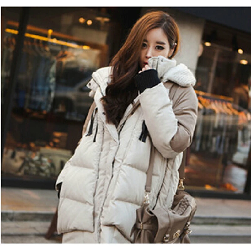 

Winter Jacket  Women Denim Hooded Jacket  And Coats Down Cotton Army Parkas Ladies Coats Warm Coats Snow Jacket 2015 New Fashion