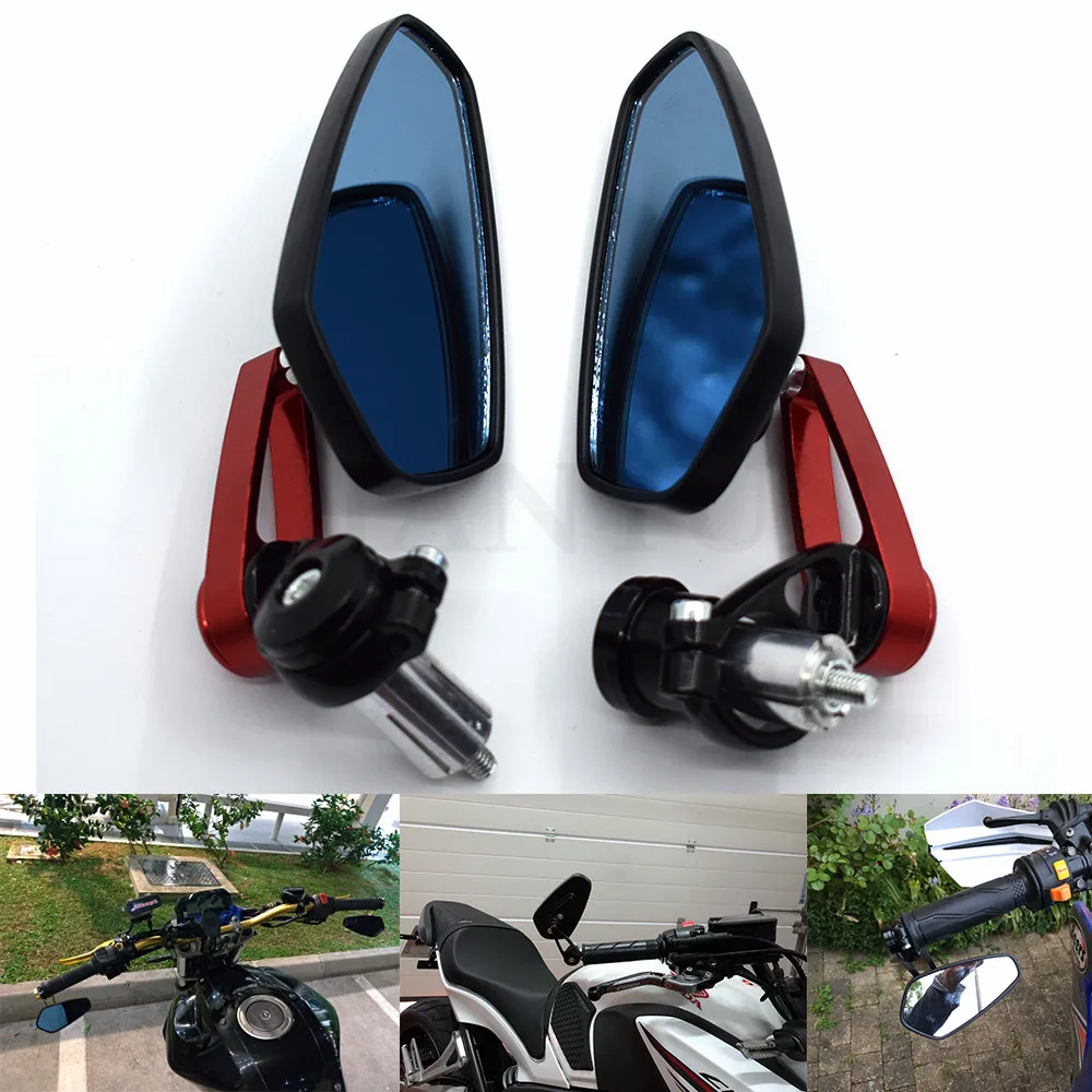 

Universal 7/8"" 22mm handle bar motorcycle bar end mirror Motorcycle Mirror for MV Agusta F3 675 13-16 F3 800 AGO RC AMG SBR