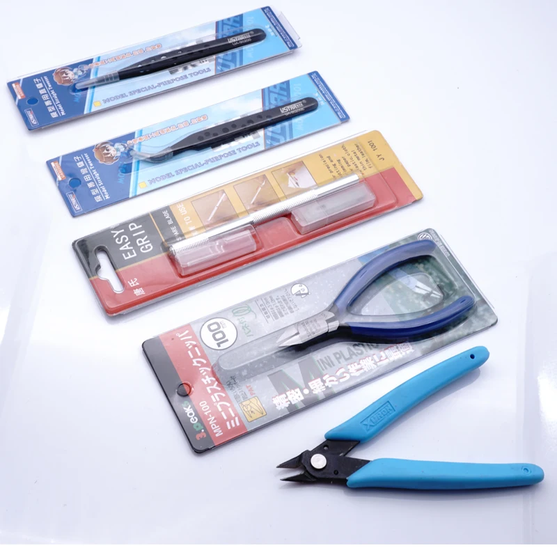 

MINI 4WD car tools bend tweezers straight tweezers model knifes use for tamiya car assemble MJ MODEL