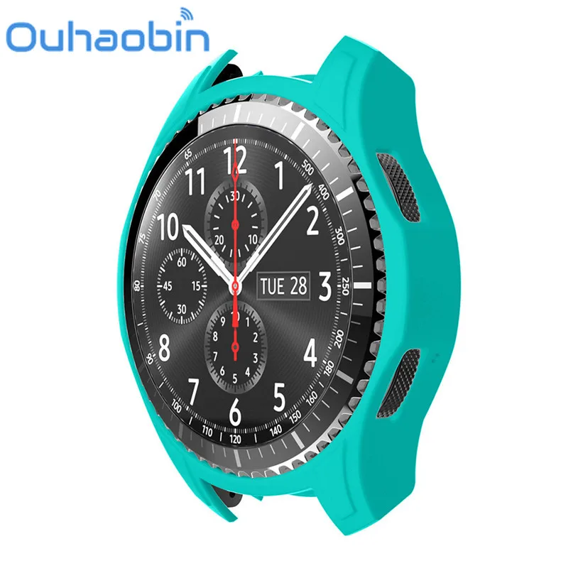 

Ouhaobin New High Quality Silicon Slim Smart Watch Case Cover For Samsung Gear S3 Frontier Gift Dec 8 Drop Ship JAN 24